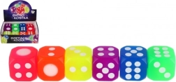 Svjetleća neonska silikonska kocka za igru - 1 kom