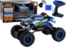 RC terensko vozilo 1:14 2,4 GHz plavo 4x4