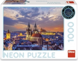 puzzle pogled na Hradčane 1000 dijelova neon
