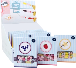 Small foot drvene perle Candy