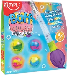 Fizzy Bath Bombs with Magic Brush ZIMPLI KIDS