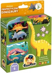 Puzzle – fantastični dinosauri (5×9 dijelova)