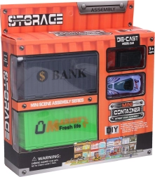 Kontejnerski grad - Konstruktorski set s autićima i dodacima