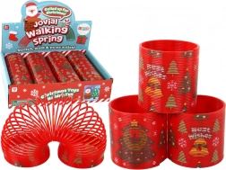 Kultna crvena opruga s božićnim motivom 6 cm