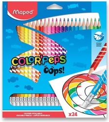 Maped bojice Color'Peps Oops s gumom, 24 kom