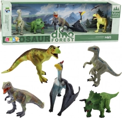 Set realističnih figurica dinosaura Šuma 5 kom