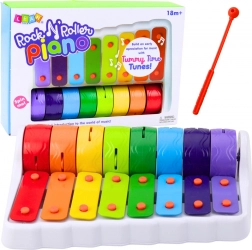Rock N' Roller klavir za djecu - rotirajući šareni kotač