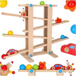 Drvena kuglična staza Montessori XXL