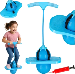 Bouncy balance pogo ball for kids – blue
