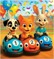 Drvene puzzle Sretna utrka 20 dijelova WOODEN CITY