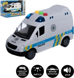 Policijski kombi na zamašnjak sa svjetlom i zvukom, 15 cm