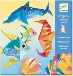 Origami metalik pod vodom