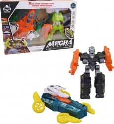 Transformirajući robot s avionom – set za djecu 3+