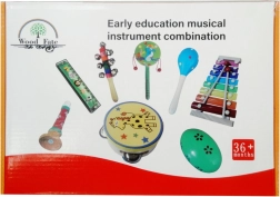 Drveni set glazbenih instrumenata za djecu