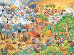 Puzzle Ravensburger Zabava u svako godišnje doba XXL 100 dijelova