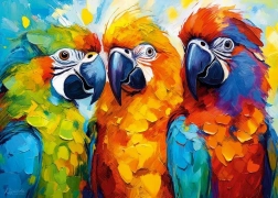 Cherry Pazzi puzzle Tropski trio 500 dijelova