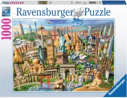 Puzzle svjetske znamenitosti 1000 dijelova RAVENSBURGER