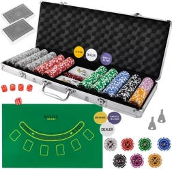 Poker set 500 žetona u aluminijskom kovčegu