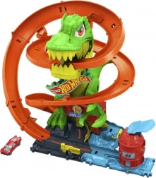 T-rex napada vatrogasnu stanicu iz Hot Wheels grada