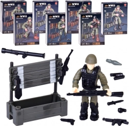 Konstrukcijski set vojnik WWII – figurica za sastavljanje 28 dijelova