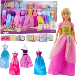 Veliki modni set Anlily Lutka s haljinama i dodacima 24kom