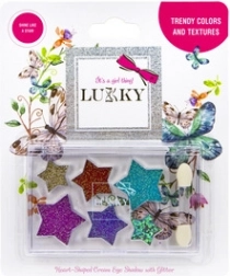 Lukky svjetlucave kremaste sjenila sa aplikatorom