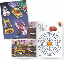 DJECO knjiga aktivnosti Crazy Motors