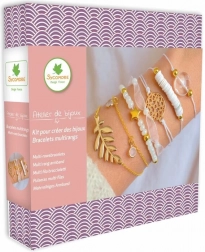 Izrada nakita – višeslojne narukvice s bisernim sjajem za djevojčice