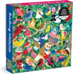 Puzzle Mudpuppy Ptičji svijet 500 dijelova