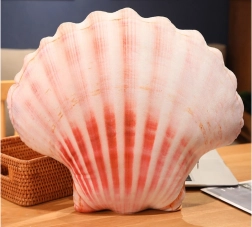 Plišani jastuk u obliku školjke 50 x 40 cm