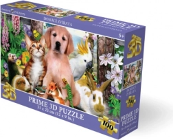 3D puzzle domaće životinje 100 dijelova