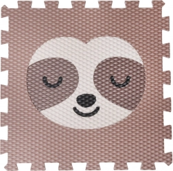 Minideckfloor ljenivac, smeđi s krem ljenivcem