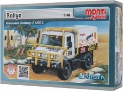 Konstrukcijska slagalica Monti System MS 17 Rally Mercedes 1:48 u kutiji 22x15x6 cm
