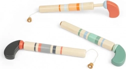 Drvena pištolja s čepom za djecu
