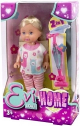 Lutkica Evi Love s usisavačem 2-u-1 za kućanstvo 12 cm