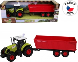 Traktor s prikolicom sa svjetlom i zvukom