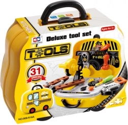 Set alata za male majstore u kovčegu u obliku autića