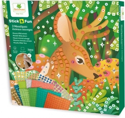 Mozaikarski set šumske životinje