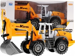 Dječji bager 3+ s pokretnom žlicom i otvarajućom haubom
