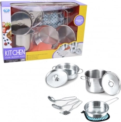 Dječje posuđe od nehrđajućeg čelika – 9 komada