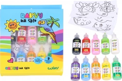 Boje za staklo set 9+1 uključujući šablone