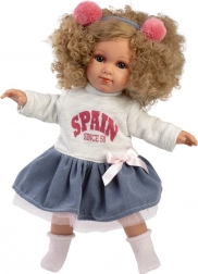 Realistična lutka Llorens Elena s mekim tekstilnim tijelom - 35 cm