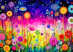 Uživajte u Slagalici Serenada latica, 1000 dijelova