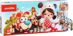 Puzzlika Sretne priče 3 u 1 dječja puzzle
