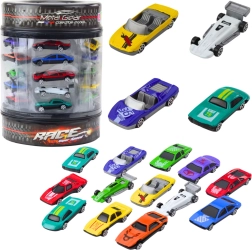 Set metalnih autića u tubi 1:64 – klasični sportski automobili, 25 kom