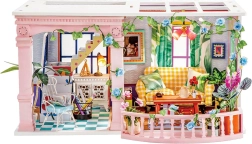 Robotime set za izgradnju minijaturne kuće s terasom