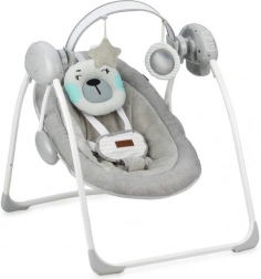 Ležaljka s melodijama MoMi LISS, plavi medo