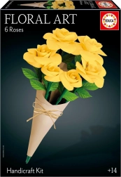 3D puzzle EDUCA Floral Art – žute ruže