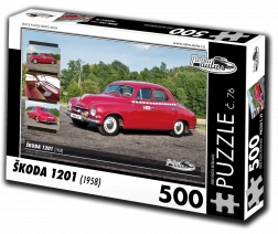 Puzzle RETRO-AUTA Škoda 1201 (1958.), 500 dijelova