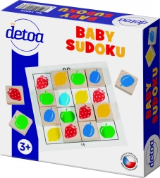 Dječje sudoku od drvenih pločica